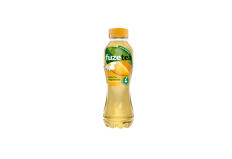 Fuze Tea – Grüner Tee Mango Kamille 400ML (zzgl. 25ct Pfand) (EINWEG)