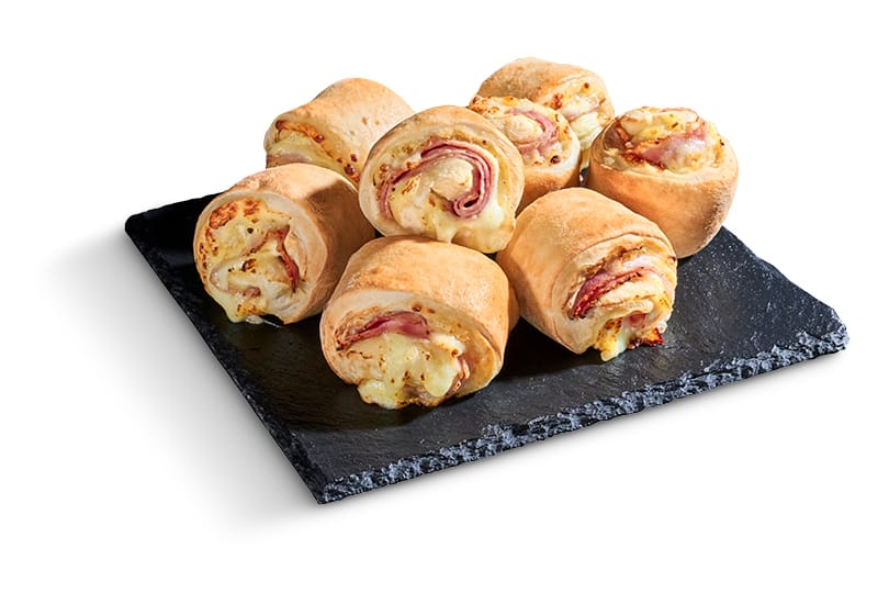 Pizzabrötchen Prosciutto Cotto und Käse