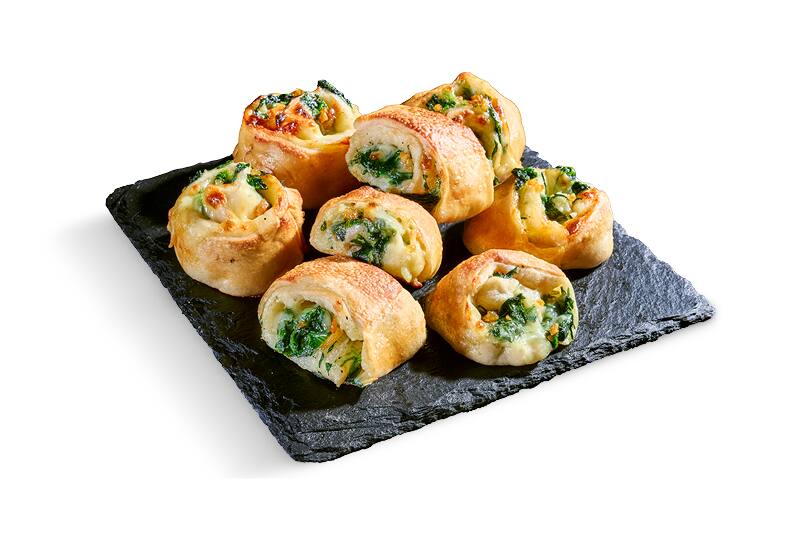 Pizzabrötchen Spinat & Mozzarella