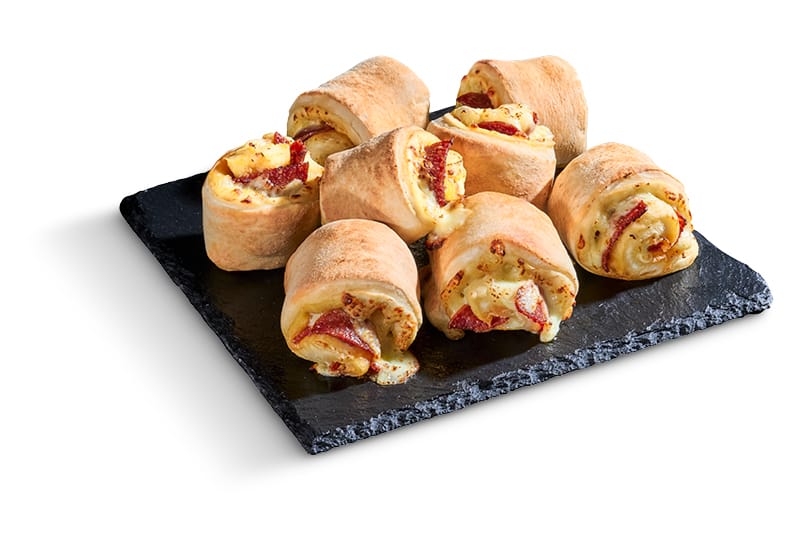 Pizzabrötchen Sucuk und Mozzarella
