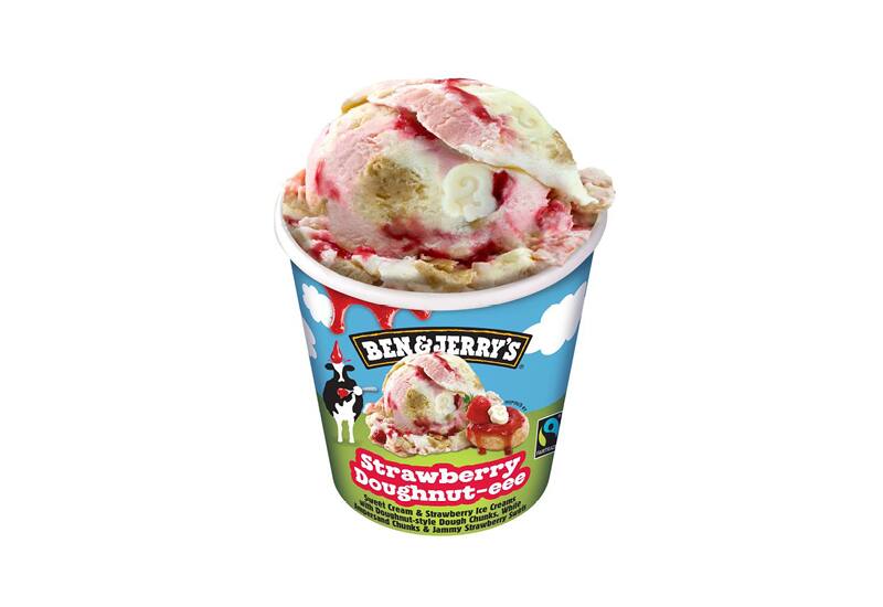 Ben & Jerry's Strawberry Doughnut-eee
