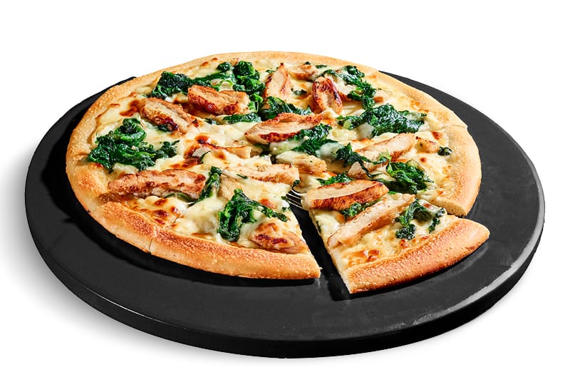 Pizza Garlic Chicken & Spinat
