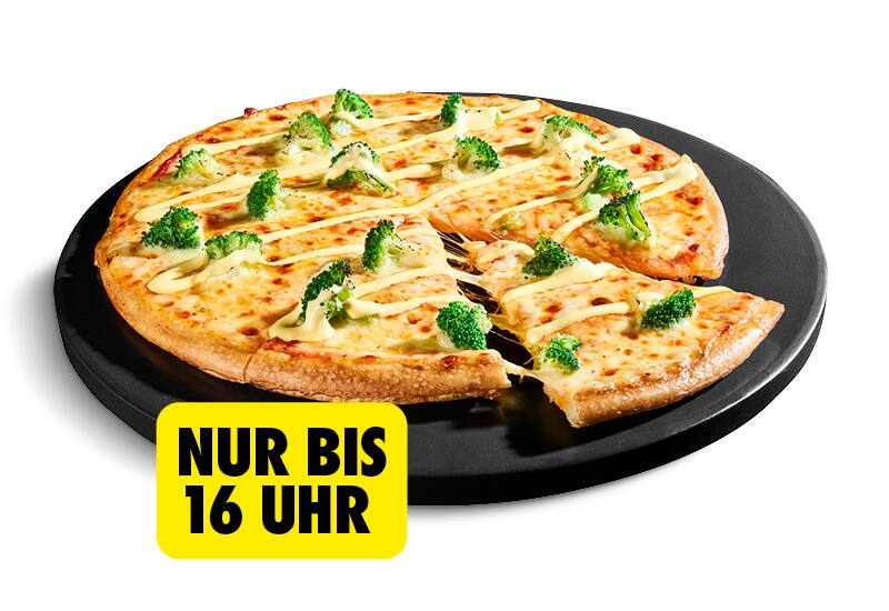 Lunch Pizza Broccoli + Hollandaise