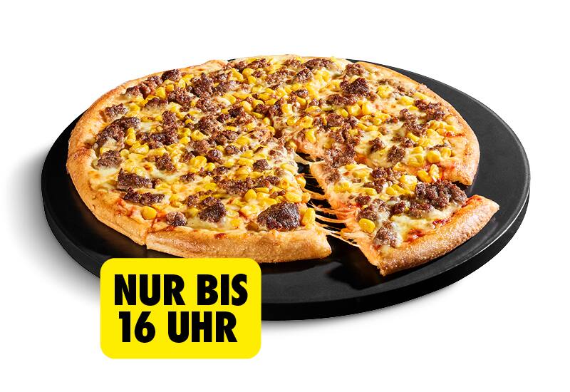 Lunch Pizza Rinderhack + Mais