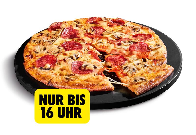 Lunch Pizza Salami & Champignons