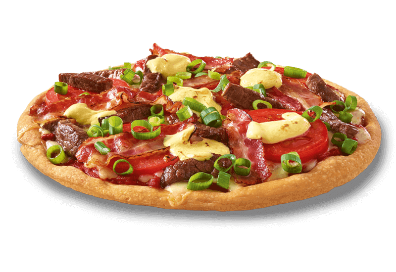 Steak & Bacon Domino's Pizza