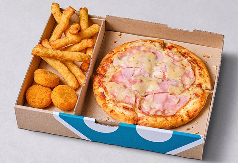 Pizza Prosciutto + 2 Optionen