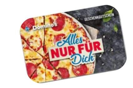 Die Domino's Geschenkgutscheine