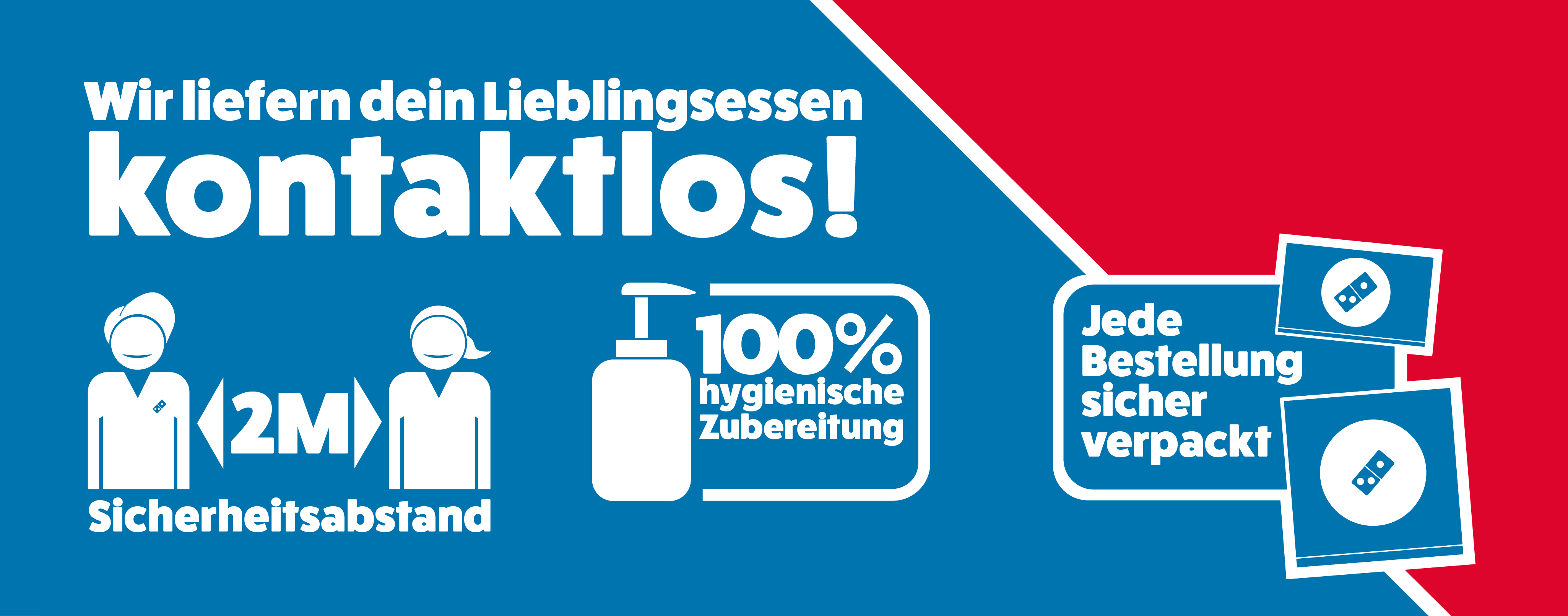 Kontaktlose Lieferung bei Domino's