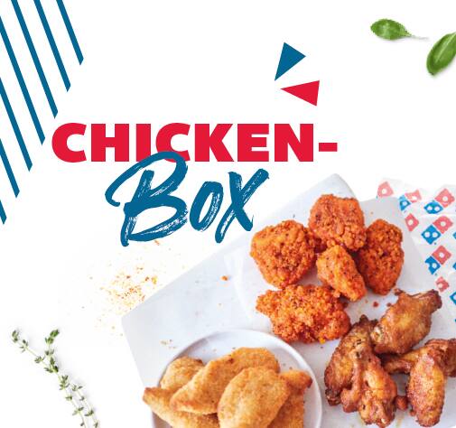 24x Chickenbox mit verschiedenen Chicken Variationen