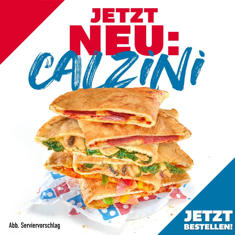Die Calzone bei Dominos