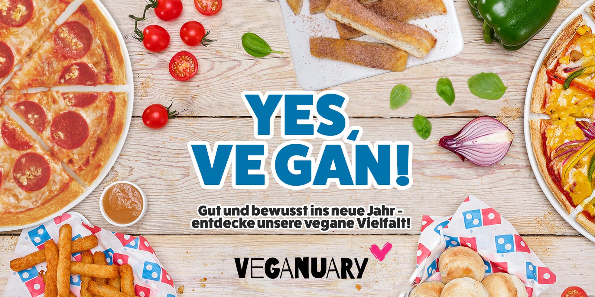 Jetzt die Vielfalt an veganen Produkten entdecken! Domino's Pizza