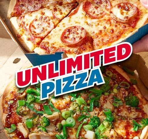 Unlimited Pizza Deal - 6,99€ Ab der 2. Pizza