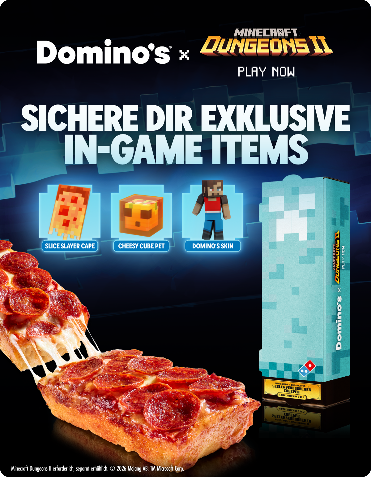 Domino's x Minecraft Dungeons II