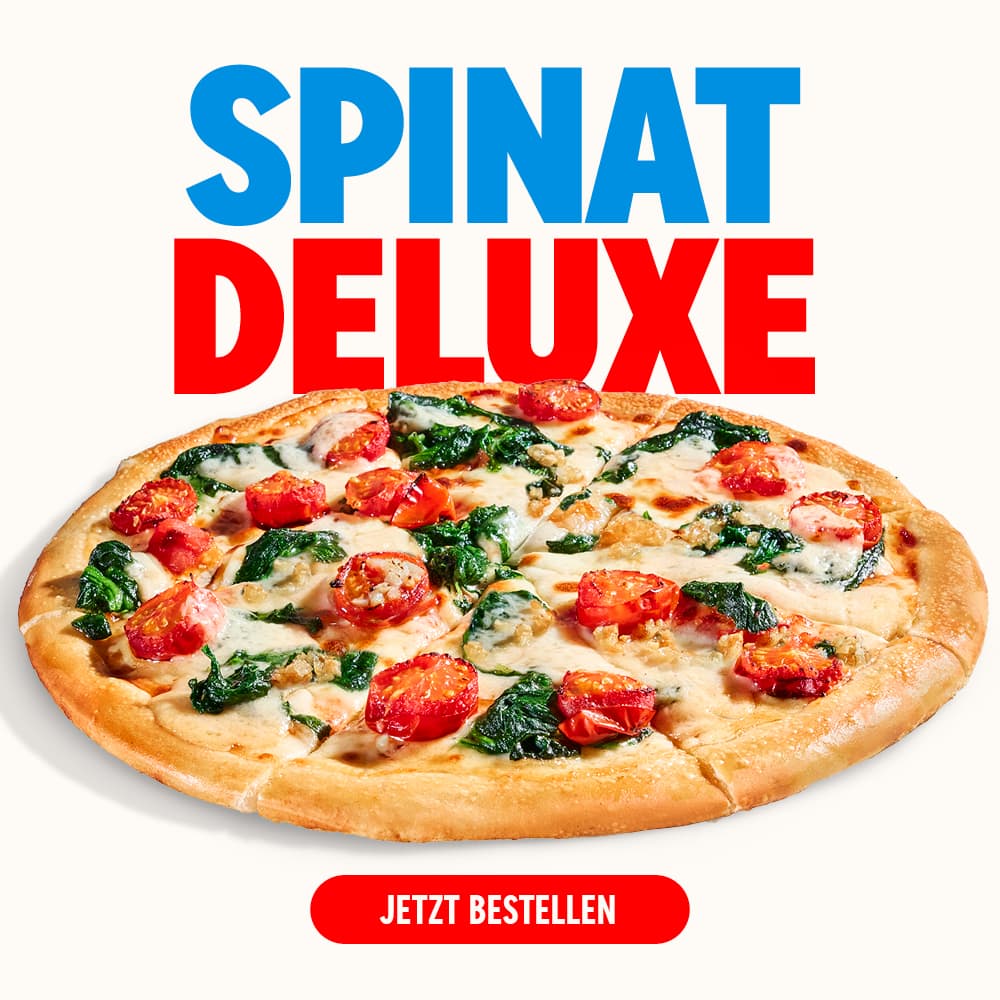 Spinat Deluxe Pizza