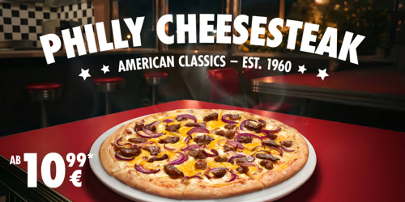 Philly Cheesesteak Pizza